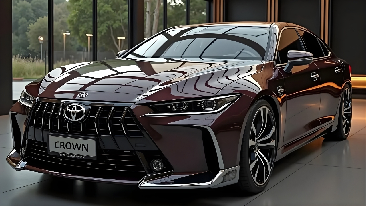 Toyota Crown 2025 Unveiled - Executive Hybrid Sedan with 340 HP, Sleek Design, and Advanced Technology