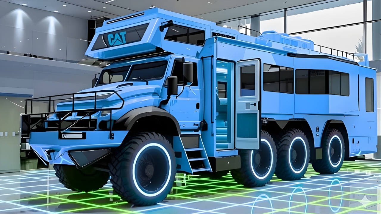 2026 Caterpillar 8×8 Overland RV Revealed – Extreme Off-Road Performance & Features