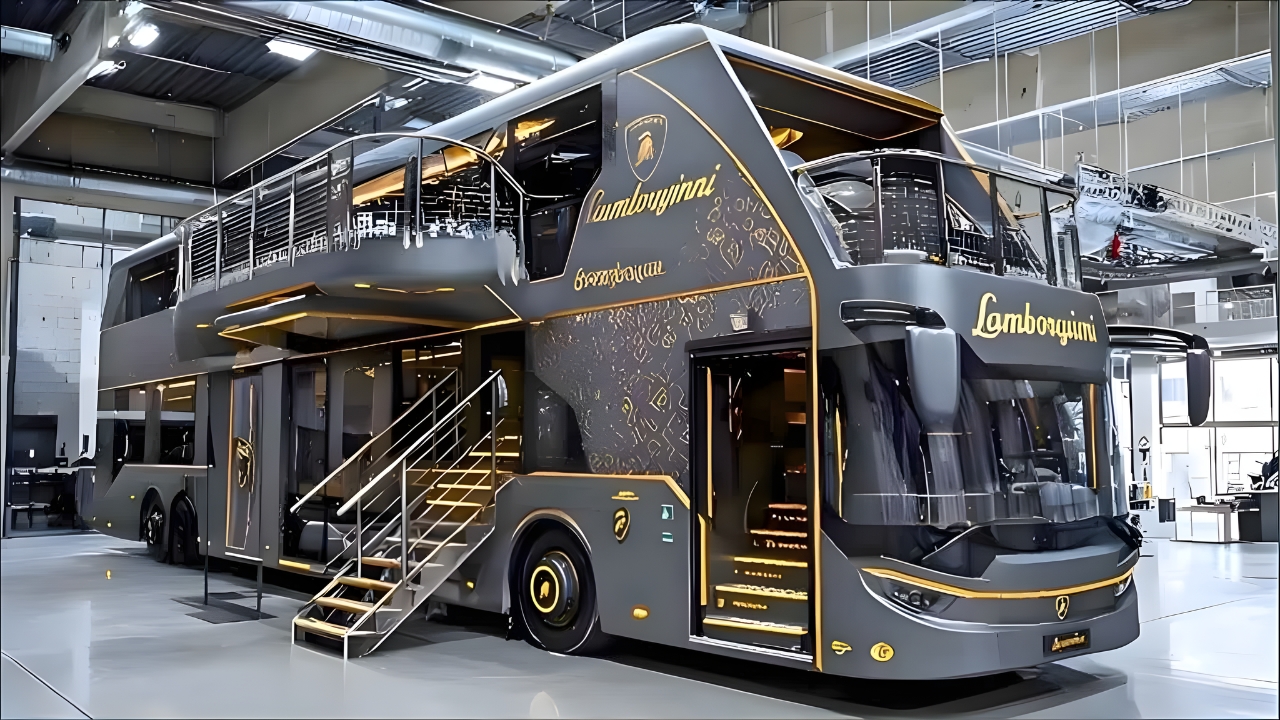 2026 Lamborghini Double-Decker RV Revealed - Supercar Performance Meets Luxury Travel