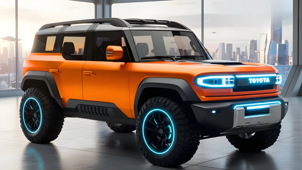 Toyota FJ Cruiser 2026 Revealed – Hybrid 4×4 SUV with Classic Off-Road Style & Modern Tech